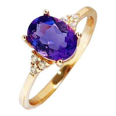 椭圆5*7mm死扣戒指空托