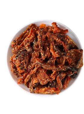 即食香辣鱼皮脆零食大包装甜辣鱼皮干蜜汁甜辣鳕鱼皮海鲜小吃批发