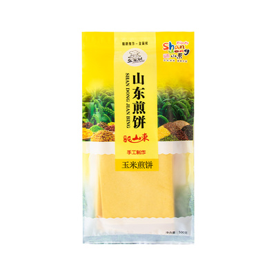 金面杖山东手工玉米煎饼500g*1袋