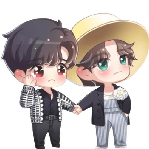 肖战王一博Q版博君一肖汽车身油箱盖电脑行李箱装饰卡通遮盖贴纸