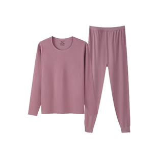 三枪内衣男秋冬新款纯棉秋衣秋裤女棉毛套芯柔棉绒感保暖打底衫裤