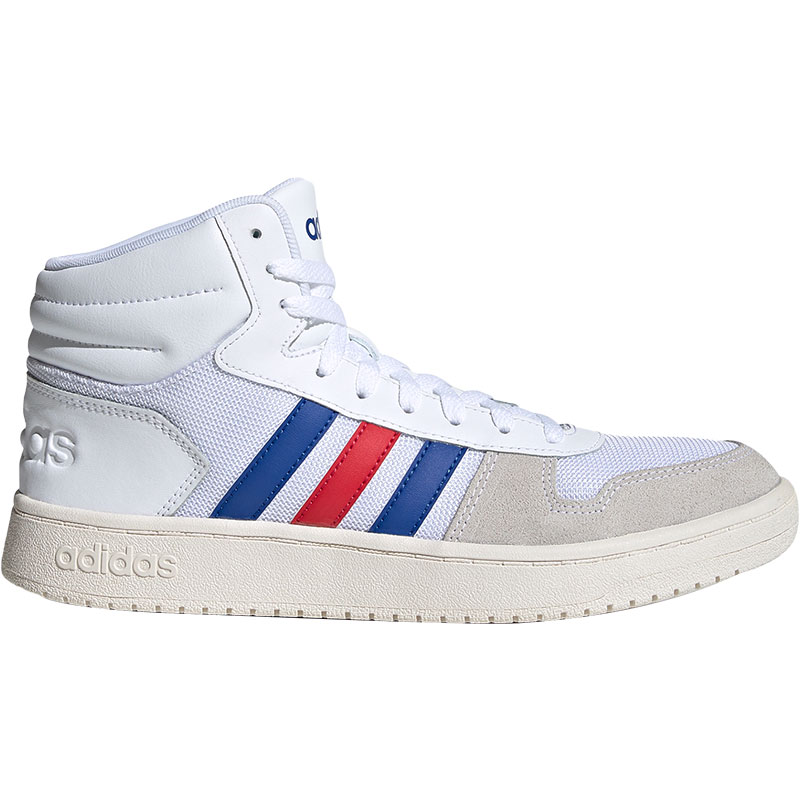 Adidas/阿迪达斯正品HOOPS 2.0 MID 男子中帮经典休闲板鞋 BB7208