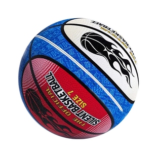 静音篮球室内无声专业静音球高弹力不掉渣布套蓝球儿童家用拍拍球