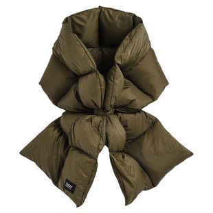 TAION 25秋冬新品 日系户外保暖轻盈蓬松羽绒围巾男女同款