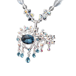 法国Eternelle十二星座系列天蝎座奥地利水晶胸针高档气质毛衣链