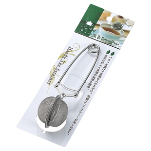 日本进口不锈钢泡茶球长柄茶漏煮茶叶过滤器泡花茶滤网茶叶分离器