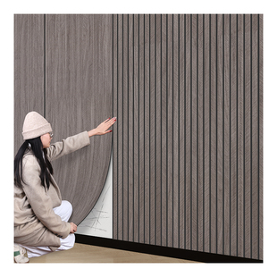 格栅板自粘墙面装饰3d立体客厅卧室电视背景墙入户门墙贴防水防潮