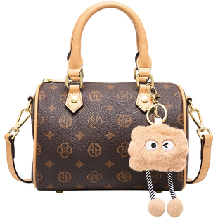 奥康波士顿包2026新款单肩包女款斜挎包大容量手提妈妈包新年礼物