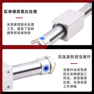 CY3B40 100 气动无杆气缸CY1B10 300RMS磁偶式 5002025 200