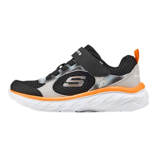 Skechers斯凯奇男童逐风体训鞋轻便魔术贴休闲运动慢跑鞋405317L