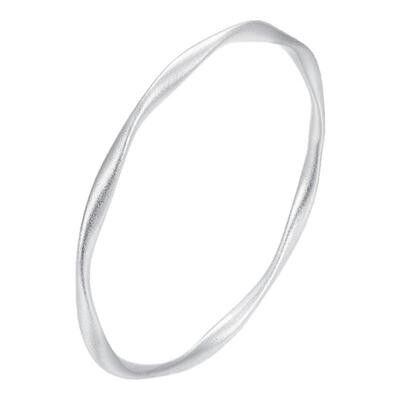 【生日礼物】周大生纯银实心手镯