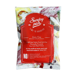 【官旗试吃】Sundaypets新西兰进口烘焙成猫粮无谷鳕鱼牛肉80g