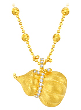 【生日礼物】周大生南瓜葫芦项链