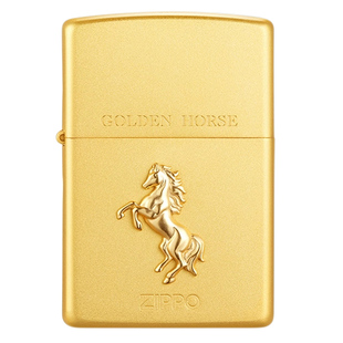 zippo打火机福运金马芝宝官方正品刻字男士生日情人节礼物送男友