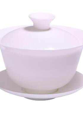 骨瓷悬停盖碗茶具套装薄胎套餐