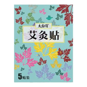 太白顶艾灸贴发热贴热敷肚脐腰椎肩颈膝足底痛经暖宫暖宝宝艾草贴