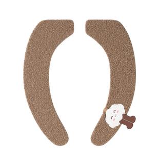 云朵毛绒马桶垫家用粘贴式马桶坐垫柔软加厚无痕吸附马桶贴坐便垫