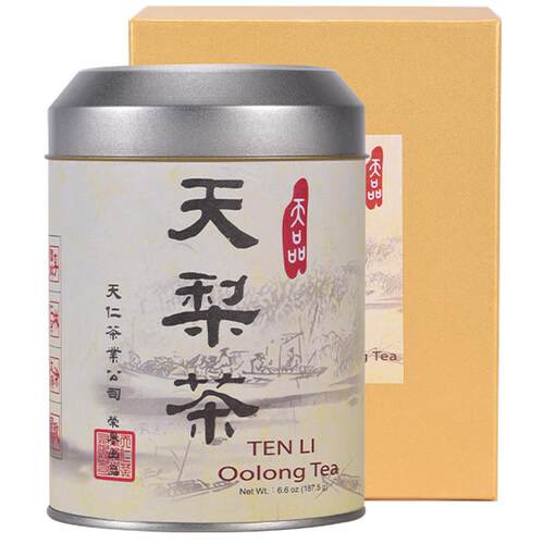 天福茗茶台湾原装天梨茶高山乌龙茶茶叶187.5g礼盒装