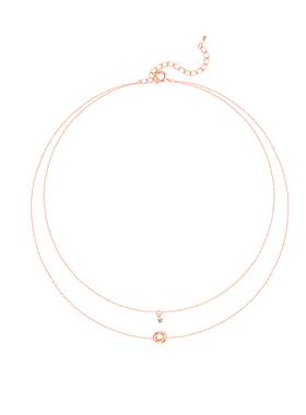 OSEWAYA轻奢复古双层锁骨链