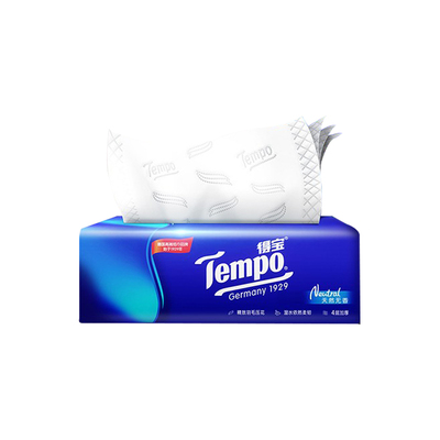 Tempo抽纸4层加厚包德宝实惠装