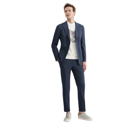 羊毛商务时尚正装西服外套男