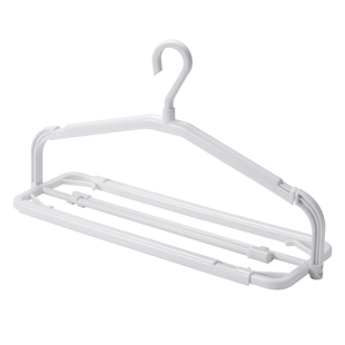 伸缩多功能加长衣架伸缩被单被子晾晒挂衣架防滑家用浴巾床单神器