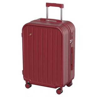 结婚女方陪嫁妆箱红色一对行李箱24寸拉杆箱密码箱登机旅行箱图案