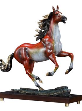 摆件酒柜马东方禧全铜