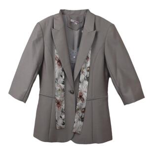 柏媛雅致七分袖西装套装女秋新款讲师高级感大码高端女神范三件套