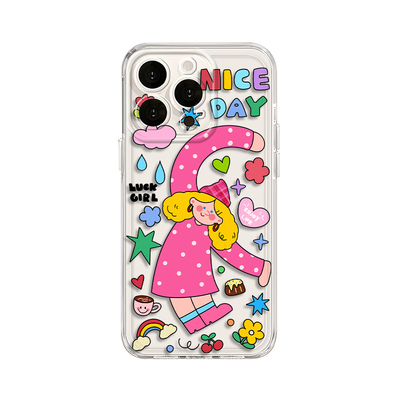 多巴胺比心情侣涂鸦男女手机壳