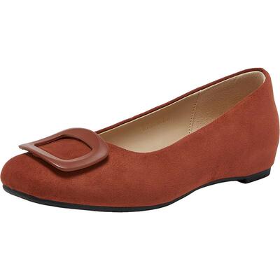 百思图春季通勤平底鞋浅口船鞋