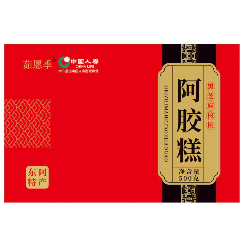 无糖东阿正宗阿胶糕500g即食