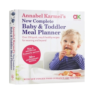 精装 英文原版 Annabel Karmel's New Complete Baby & Toddler Meal Planner 安娜贝尔育儿辅食大全 英文版 进口英语原版书籍