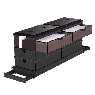 加大款滴流盒防溢流抽屉式大过滤盒鱼缸铝合金储水循环过滤系统