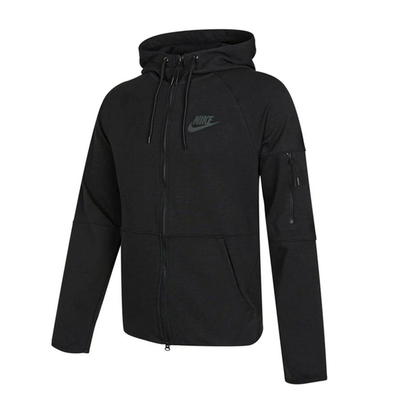专柜正品NIKE耐克HOODIE男子针织拼接透气连帽休闲夹克外套DD5285