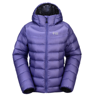 黑冰户外休闲女款900蓬羽绒服轻薄鹅绒排骨短款连帽羽绒服8629