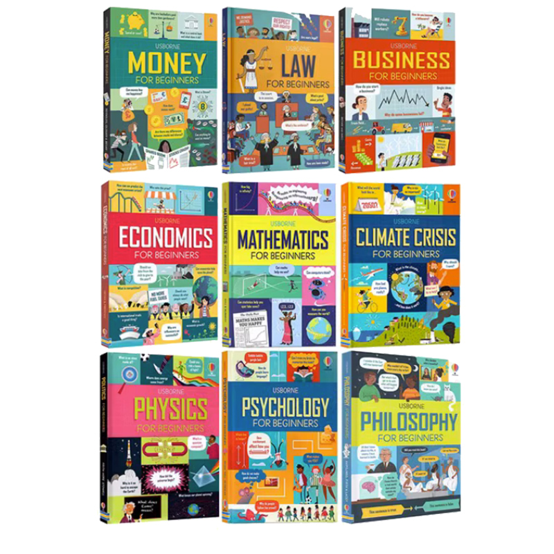 【自营】英文原版 少年商学院 100大发现 Usborne for Beginners 人体宇宙地球海洋科学计算机代码哲学金钱 24 Hours in a Zoo
