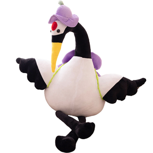 卡通丹顶鹤公仔毛绒玩具鸟儿玩偶布娃娃大抱枕靠垫送女友生日礼物