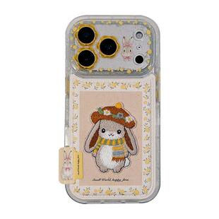 壳侣 ins少女心碎花兔子适用苹果17手机壳iPhone17promax新款16防摔保护套15硅胶14全包13小众高级感腕带女软