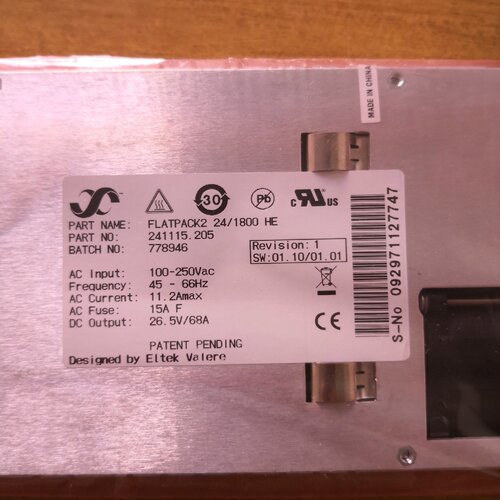 ELTEK易达241115.205Flatpack2241800HE通信电源整流模块