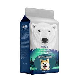 日本秋田幼犬成犬专用狗粮2.5kg中小型犬通用狗粮5斤冻干狗粮