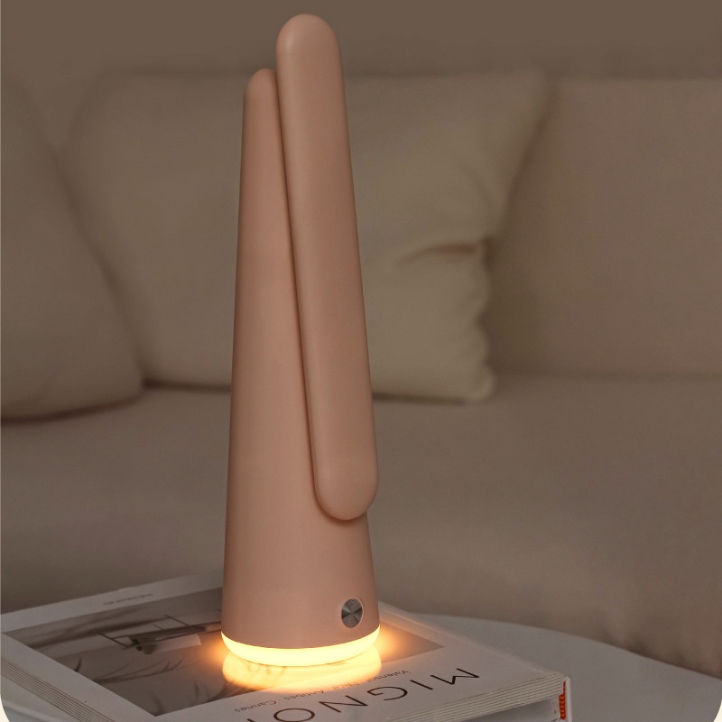 LED小夜灯台灯护眼触控可折叠阅读宿舍床头灯插两用学习充