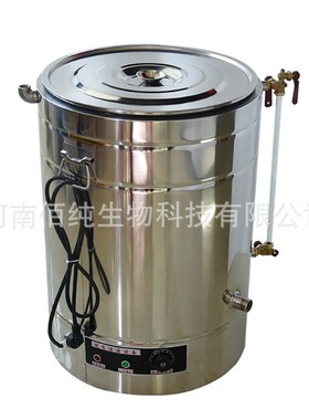 养蜂工具 310SS 电加热蜂蜜桶100L + 可伸缩-双层蜂蜜过滤网