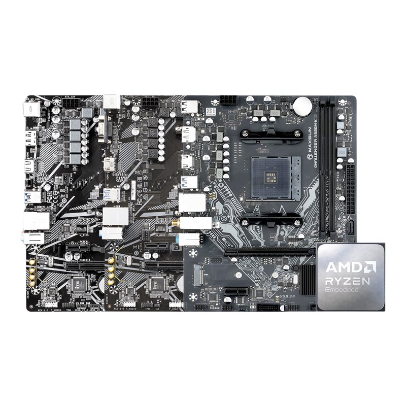 AMD R5 5500 5600 5700X华硕B550M技嘉A520铭瑄微星擎主板CPU套装