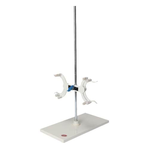 实验室大理石滴定台含铝制蝴蝶夹标准尺寸滴定管铁架台化学实验固定架操作台