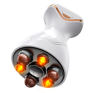 奥克斯砭石揉腹仪腹部按摩器全身通用促进肠胃蠕动热敷刮痧神器