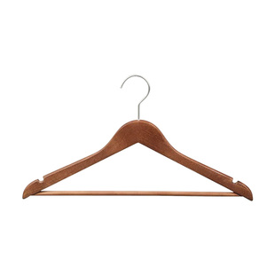 四万公里卧室实木衣架家用挂衣高端宽肩大衣专用衣架防滑无痕收纳