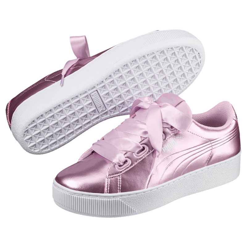 Puma彪马女鞋Vikky Ribbon蕾哈娜潮品蝴蝶结厚底休闲松糕运动板鞋