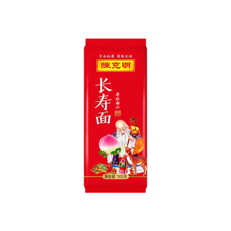 陈克明生日长寿面整箱500g