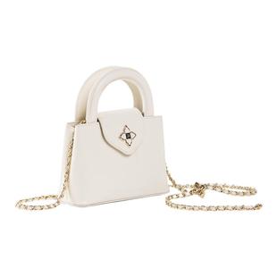 【宣璐张含韵同款】DV经典薇薇包BOX小牛皮凯莉包手提单肩斜挎包